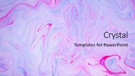  Presentation with psychedelic - Slides having abstract paint ink psychedelic background background and a sky blue colored foreground