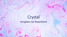  Presentation with psychedelic - Audience pleasing PPT layouts consisting of abstract paint ink psychedelic background backdrop and a sky blue colored foreground