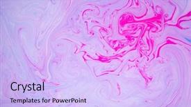  Presentation with psychedelic - Amazing presentation design having abstract paint ink psychedelic background backdrop and a light blue colored foreground