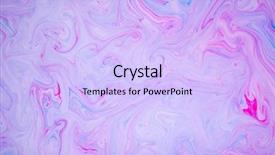  Presentation with psychedelic - Amazing presentation design having abstract paint ink psychedelic background backdrop and a light blue colored foreground