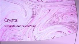  Presentation with psychedelic - Presentation theme consisting of abstract paint ink psychedelic background background and a pink colored foreground
