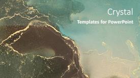  Presentation with abstract alcohol - Amazing theme having abstract-painting-blots-background-marble backdrop and a seafoam green colored foreground