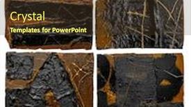  Presentation with canvas - Amazing PPT theme having abstract-painting-on-canvas-abstract backdrop and a tawny brown colored foreground