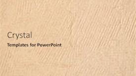  Presentation with blue abstract - PPT theme with abstract-paper-landscape-in-brown and a lemonade colored foreground