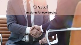  Presentation with coworkers - Colorful presentation design enhanced with abstract partnering - wo focused coworkers sitting together backdrop and a coral colored foreground