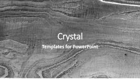  Presentation with damascus steel - Audience pleasing theme consisting of abstract patterns or ripple effect backdrop and a gray colored foreground