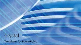  Presentation with silver abstract - Colorful slide deck enhanced with abstract pcb background backdrop and a teal colored foreground