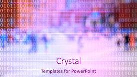  Presentation with peoples - Theme featuring abstract peoples background with binary background and a pink colored foreground