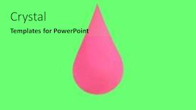  Presentation with psychedelic - Theme with abstract-photo-pink-drop background and a gray colored foreground