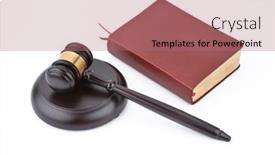  Presentation with abstract red - Presentation design enhanced with abstract-photo-with-wooden-gavel background and a coral colored foreground