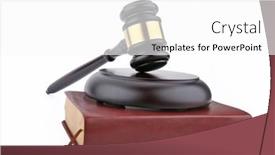  Presentation with abstract red - PPT layouts having abstract-photo-with-wooden-gavel background and a white colored foreground