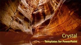  Presentation with petra jordan - Presentation consisting of abstract-picture-of-rocky-walls background and a tawny brown colored foreground