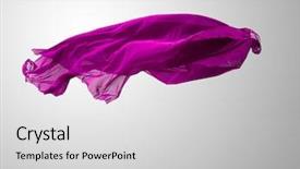  Presentation with maglev train high speed way - PPT theme having abstract piece of fabric flying background and a light gray colored foreground