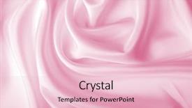  Presentation with pink silk - Presentation design having abstract pink silk background background and a lemonade colored foreground