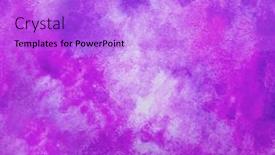  Presentation with paint art - Slide deck with abstract-pink-watercolor-art-hand background and a lilac colored foreground