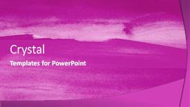  Presentation with abstract watercolor - Presentation with abstract-pink-watercolor-on-background background and a purple colored foreground