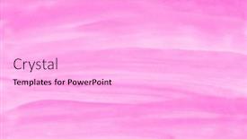  Presentation with abstract watercolor - Presentation theme with abstract-pink-watercolor-on-background background and a  colored foreground