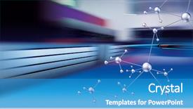  Presentation with chemistry - Colorful slides enhanced with abstract progress in the chemistry backdrop and a teal colored foreground