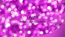  Presentation with abstract light - PPT layouts with abstract purple christmas lights background and a lilac colored foreground