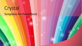  Presentation with vintage floral frames - Amazing slide deck having abstract rainbow - vintage frames jpeg version backdrop and a coral colored foreground