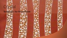  Presentation with pattern - Colorful PPT theme enhanced with abstract-raised-pattern-background backdrop and a  colored foreground