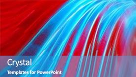  Presentation with motion - Beautiful PPT theme featuring abstract red - perspective and panoramic wide angle backdrop and a teal colored foreground