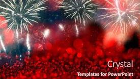  Presentation with glitter - Amazing presentation design having abstract-red-glitter-lights-background backdrop and a wine colored foreground