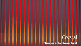  Presentation with light abstract - Presentation theme enhanced with abstract-red-glowing-light-stripes background and a tawny brown colored foreground