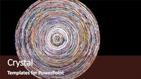  Presentation with black paper - Presentation featuring abstract red orange twirls - background of a colorful spiral background and a  colored foreground