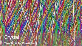  Presentation with rope - Amazing PPT layouts having abstract red orange twists - multicolored rope background backdrop and a violet colored foreground