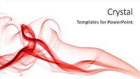  Presentation with abstract red - Cool new presentation with abstract red smoke woman backdrop and a white colored foreground