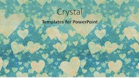  Presentation with hearts - Theme with abstract-seamless-hearts-raster-background background and a seafoam green colored foreground