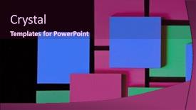  Presentation with black abstract - PPT theme featuring abstract-shaped-square-solid-pieces background and a wine colored foreground