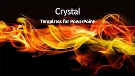  Presentation with fiery - PPT layouts having abstract shapes - fiery smoke background background and a wine colored foreground