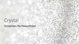  Presentation with glitter - Amazing PPT theme having abstract shiny glitter bokeh christmas backdrop and a white colored foreground