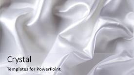  Presentation with silver abstract - PPT theme having abstract silver background luxury cloth background and a lemonade colored foreground