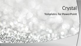  Presentation with sparkle - Colorful slide set enhanced with abstract silver bokeh background backdrop and a white colored foreground