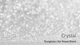  Presentation with silver abstract - Slide deck enhanced with abstract-silver-glitter-background-celebration background and a light gray colored foreground
