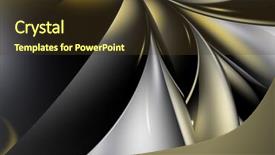  Presentation with silver abstract - Presentation having abstract silver gold background 01 background and a  colored foreground