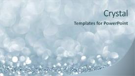  Presentation with silver abstract - Cool new PPT layouts with abstract silver shiny glitter bokeh backdrop and a sky blue colored foreground