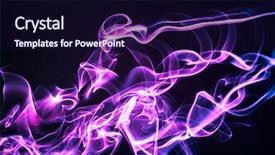  Presentation with black abstract - Theme with abstract smoke colored smoke background and a wine colored foreground