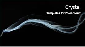  Presentation with black abstract - PPT theme featuring abstract smoke on black background background and a black colored foreground