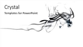  Presentation with smoke - Slides enhanced with abstract smoke on white background background and a white colored foreground