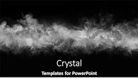 Presentation with black abstract - PPT theme having abstract-smoke-texture-frame-over background and a black colored foreground