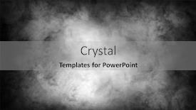  Presentation with black abstract - Presentation theme consisting of abstract-smoke-texture-over-black background and a light gray colored foreground