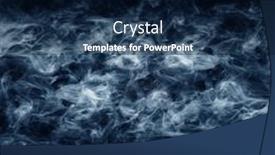  Presentation with black abstract - Presentation theme enhanced with abstract-smoke-texture-over-black background and a wine colored foreground