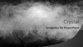  Presentation with black abstract - Presentation consisting of abstract-smoke-texture-over-black background and a light gray colored foreground