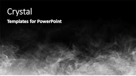  Presentation with black abstract - Slide set featuring abstract-smoke-texture-over-black background and a black colored foreground