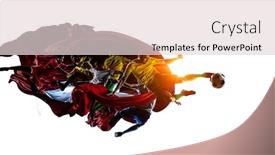  Presentation with theme - Colorful presentation theme enhanced with abstract-soccer-theme-hottest-match backdrop and a lemonade colored foreground