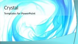  Presentation with abstract blue texture - Amazing PPT layouts having abstract soft blue chiffon texture backdrop and a  colored foreground